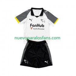 Camiseta de Fútbol Derby County Niño Casa 2025-2026 Manga Corta
