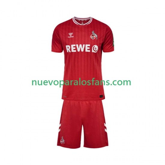 Camiseta de Fútbol FC Köln Niño Exterior 2025-2026 Manga Corta