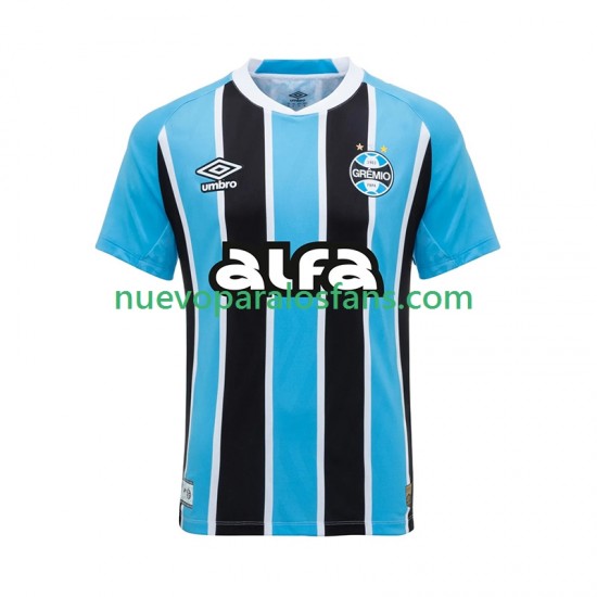 Camiseta de Fútbol Gremio Hombre Casa 2025-2026 Manga Corta