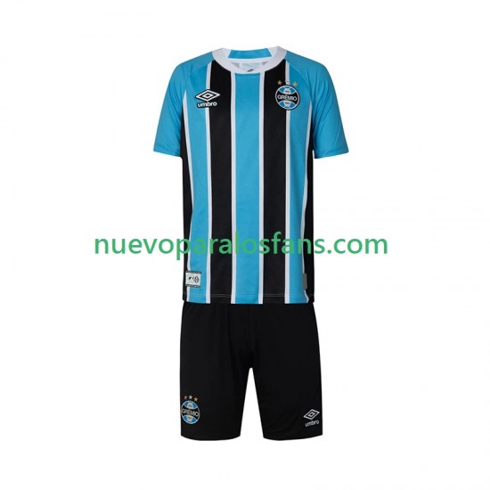 Camiseta de Fútbol Gremio Niño Casa 2025-2026 Manga Corta