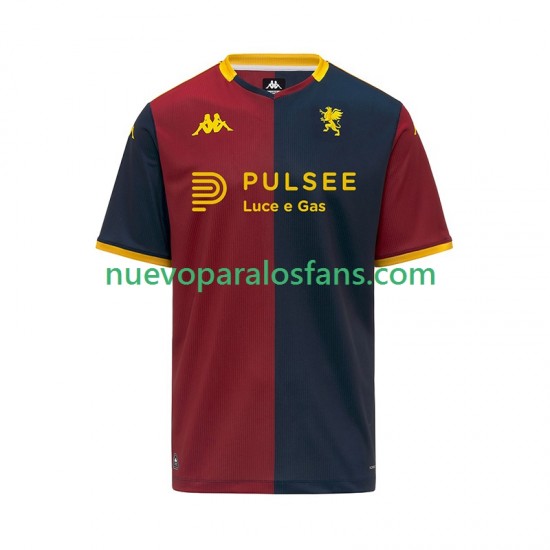 Camiseta de Fútbol Genoa Hombre Casa 2025-2026 Manga Corta