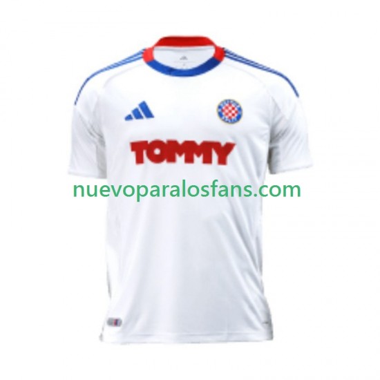 Camiseta de Fútbol HNK Hajduk Hombre Casa 2025-2026 Manga Corta