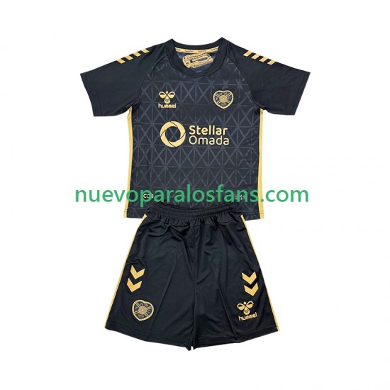 Camiseta de Fútbol Hearts Niño Tercera 2025-2026 Manga Corta