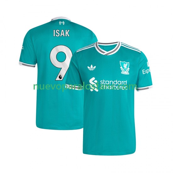 Camiseta de Fútbol Liverpool ISAK 9 Hombre Tercera 2025-2026 Manga Corta