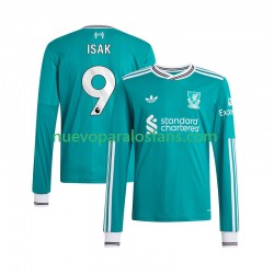 Camiseta de Fútbol Liverpool ISAK 9 Hombre Tercera 2025-2026 Manga Larga