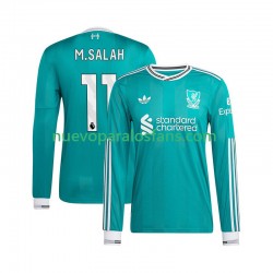 Camiseta de Fútbol Liverpool Mohamed Salah 11 Hombre Tercera 2025-2026 Manga Larga