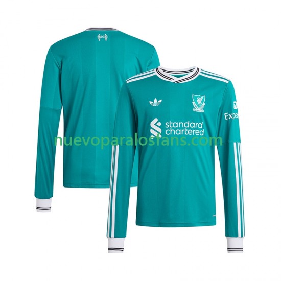 Camiseta de Fútbol Liverpool Hombre Tercera 2025-2026 Manga Larga