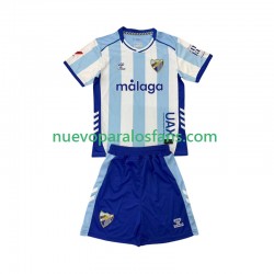 Camiseta de Fútbol Málaga CF Niño Casa 2025-2026 Manga Corta