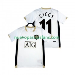 Camiseta de Fútbol Manchester United GIGGS 11 -2007 Retro Hombre Exterior 2006 Manga Corta