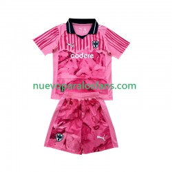 Camiseta de Fútbol Monterrey FIFA CWC Portero Niño Casa 2025 Manga Corta