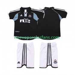 Camiseta de Fútbol Newcastle United 2000 2001 Retro Niño Exterior Manga Corta
