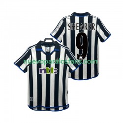 Camiseta de Fútbol Newcastle United SHEARER 9 2000 2001 Retro Hombre Casa Manga Corta