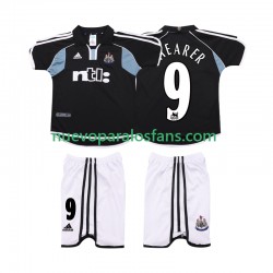 Camiseta de Fútbol Newcastle United SHEARER 9 2000 2001 Retro Niño Exterior Manga Corta