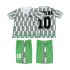 Camiseta de Fútbol Nigeria OKOCHA 10 Retro Niño Exterior 1994 Manga Corta