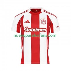 Camiseta de Fútbol Olympiacos Hombre Casa 2025-2026 Manga Corta