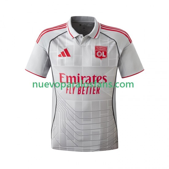 Camiseta de Fútbol Olympique de Lyon Hombre Tercera 2025-2026 Manga Corta