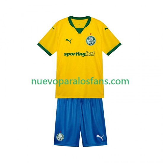 Camiseta de Fútbol Palmeiras Niño Tercera 2025-2026 Manga Corta