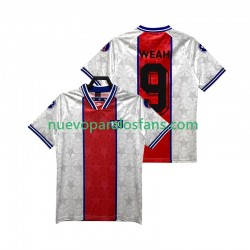Camiseta de Fútbol Paris Saint-Germain WEAH 9 1995 Retro Hombre Exterior 1994 Manga Corta