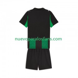 Camiseta de Fútbol RC Lens Niño Exterior 2025-2026 Manga Corta