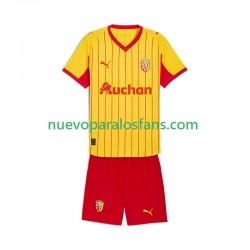 Camiseta de Fútbol RC Lens Niño Casa 2025-2026 Manga Corta