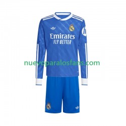 Camiseta de Fútbol Real Madrid Niño Tercera 2025-2026 Manga Larga