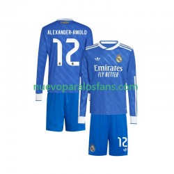 Camiseta de Fútbol Real Madrid Trent Alexander-Arnold 12 Niño Tercera 2025-2026 Manga Larga