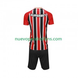 Camiseta de Fútbol Sao Paulo Niño Exterior 2025-2026 Manga Corta