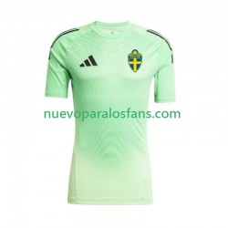 Camiseta de Fútbol Suecia Portero Hombre Casa 2025-2026 Manga Corta
