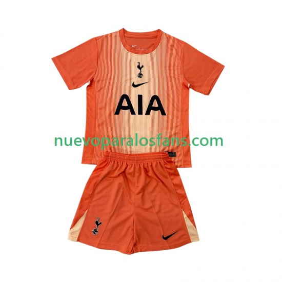 Camiseta de Fútbol Tottenham Hotspur Portero Niño Tercera 2025-2026 Manga Corta