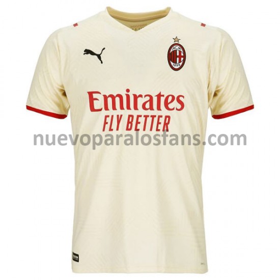 Camiseta de Fútbol AC Milan Exterior 2021-2022 Manga Corta