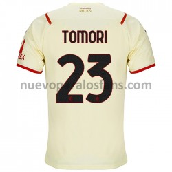 Camiseta de Fútbol AC Milan Fikayo Tomori 23 Exterior 2021-2022 Manga Corta