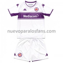 Camiseta de Fútbol ACF Fiorentina Niño Exterior 2021-2022 Manga Corta