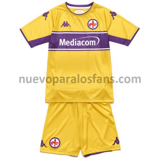Camiseta de Fútbol ACF Fiorentina Niño Tercera 2021-2022 Manga Corta
