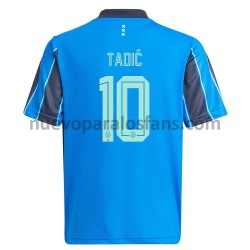 Camiseta de Fútbol AFC Ajax Dusan Tadic 10 Exterior 2021-2022 Manga Corta