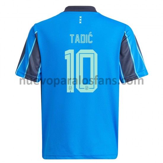 Camiseta de Fútbol AFC Ajax Dusan Tadic 10 Exterior 2021-2022 Manga Corta