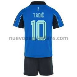 Camiseta de Fútbol AFC Ajax Dusan Tadic 10 Niño Exterior 2021-2022 Manga Corta