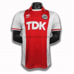 Camiseta de Fútbol AFC Ajax Retro Casa 1990 Manga Corta