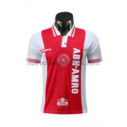 Camiseta de Fútbol AFC Ajax Retro Casa 1997-1998 Manga Corta