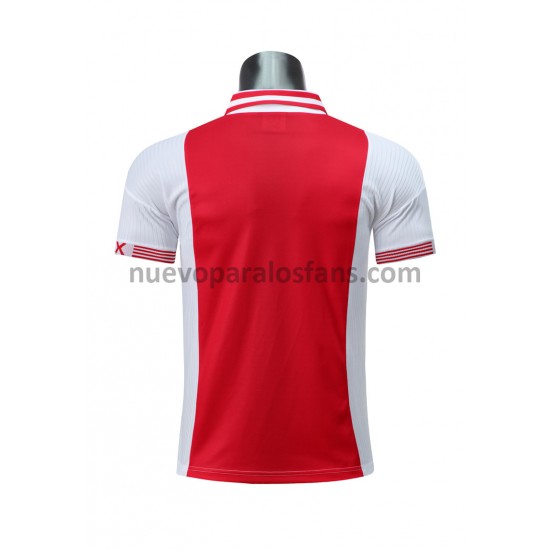 Camiseta de Fútbol AFC Ajax Retro Casa 1997-1998 Manga Corta
