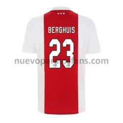 Camiseta de Fútbol AFC Ajax Steven Berghuis 23 Casa 2021-2022 Manga Corta