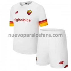 Camiseta de Fútbol AS Roma Niño Exterior 2021-2022 Manga Corta