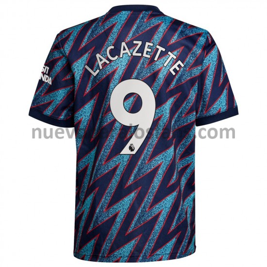 Camiseta de Fútbol Arsenal Alexandre Lacazette 9 Tercera 2021-2022 Manga Corta