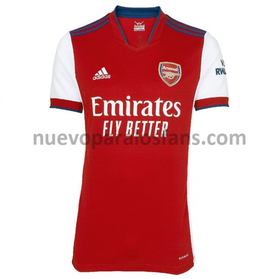 Camiseta de Fútbol Arsenal Casa 2021-2022 Manga Corta