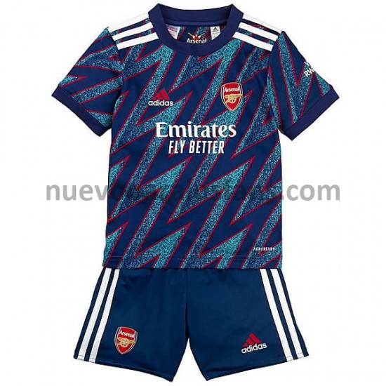 Camiseta de Fútbol Arsenal Niño Tercera 2021-2022 Manga Corta