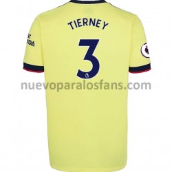 Camiseta de Fútbol Arsenal Kieran Tierney 3 Exterior 2021-2022 Manga Corta
