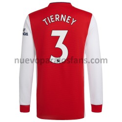 Camiseta de Fútbol Arsenal Kieran Tierney 3 Casa 2021-2022 Manga Larga