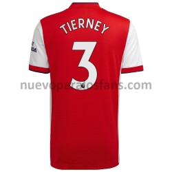 Camiseta de Fútbol Arsenal Kieran Tierney 3 Casa 2021-2022 Manga Corta