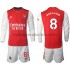 Camiseta de Fútbol Arsenal Odegaard 8 Niño Casa 2021-2022 Manga Larga