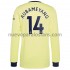 Camiseta de Fútbol Arsenal Pierre-Emerick Aubameyang 14 Exterior 2021-2022 Manga Larga