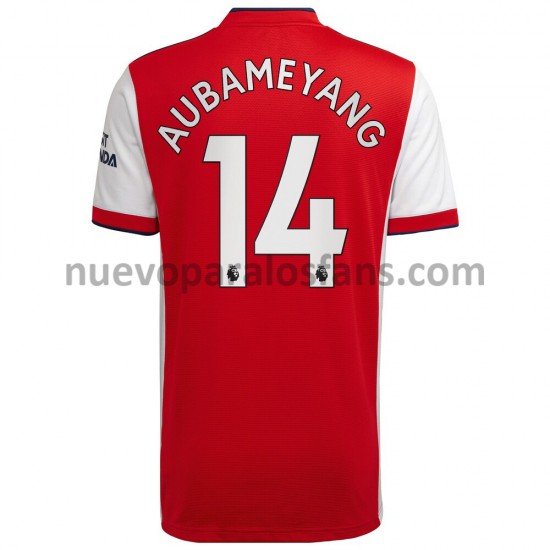 Camiseta de Fútbol Arsenal Pierre-Emerick Aubameyang 14 Casa 2021-2022 Manga Corta